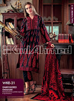 Embroidered Khaddar, Chiffon and Velvet Silk Collection-05