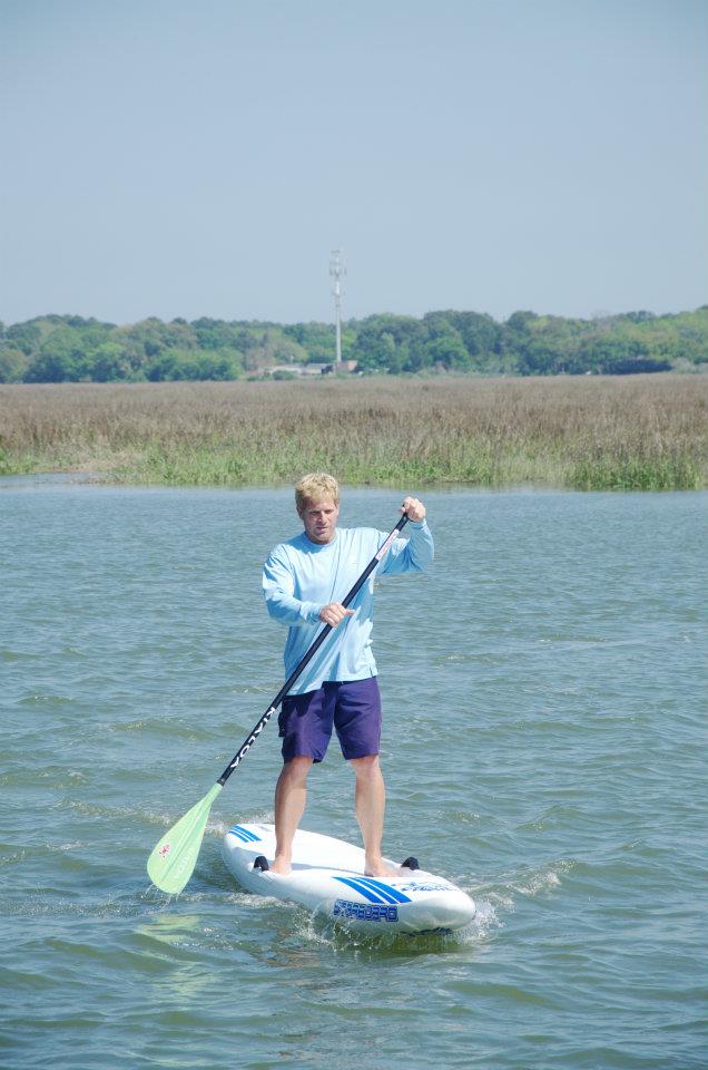Atlantic Paddle Surfing Starboard Coast Runner paddling
