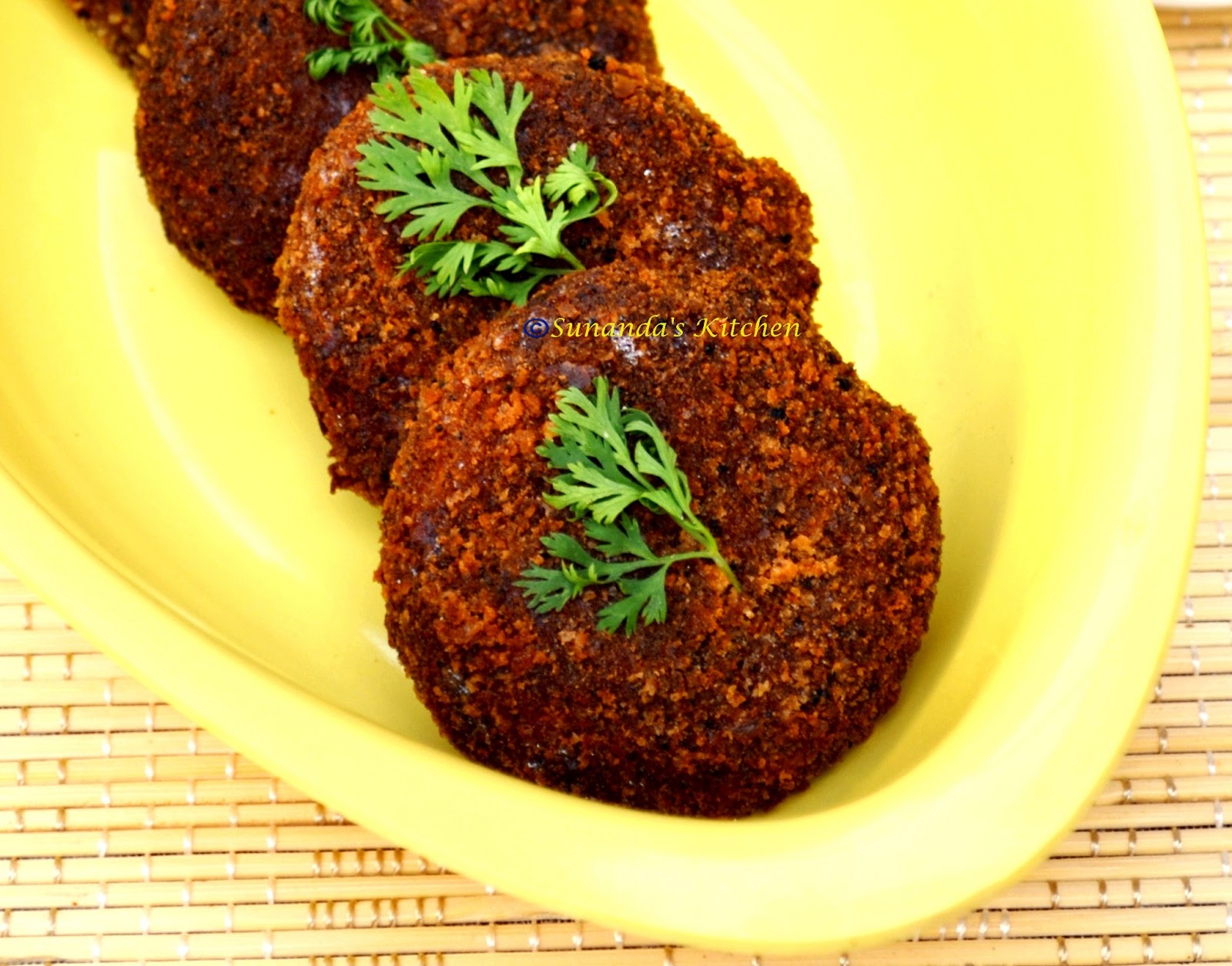 Recipes from Sunanda's Kitchen Crispy Beetroot Cutlet