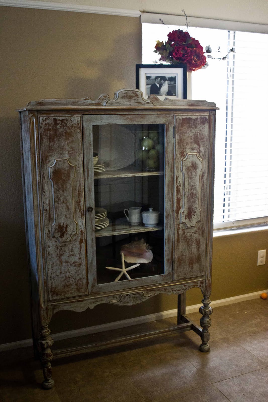 New to You Antique Distressed Hutch