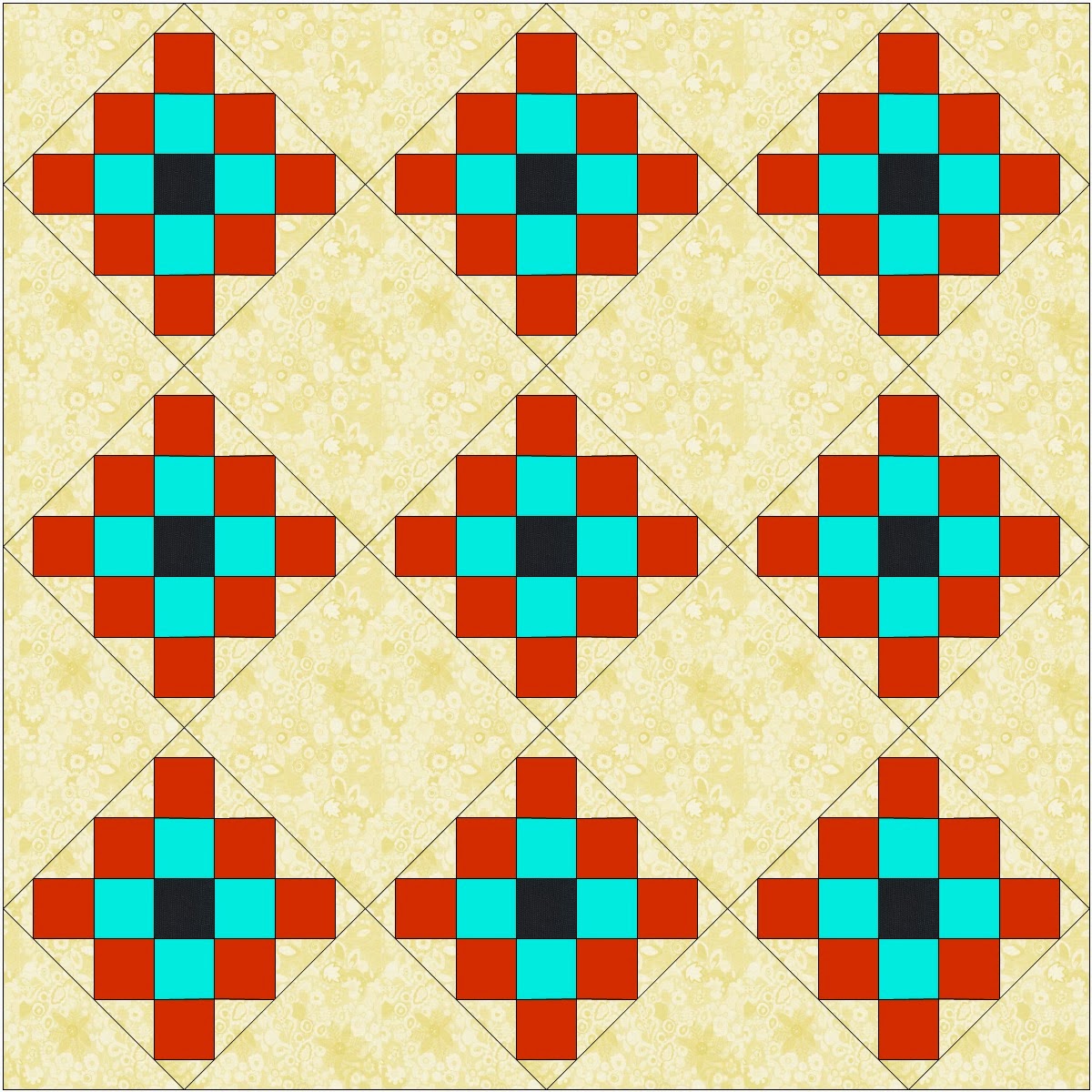 Sew Fresh Quilts Granny Square Quilt Block Tutorial Part 1