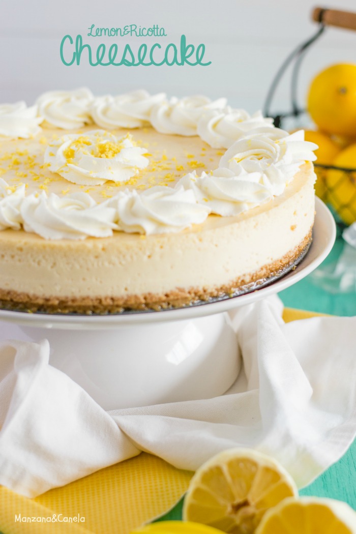 Cheesecake de limón y ricotta Manzana&Canela Bloglovin’