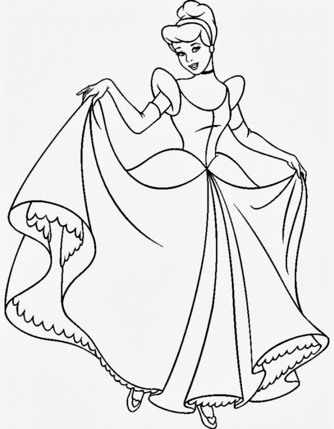 Disegni da colorare e stampare di cenerentola
