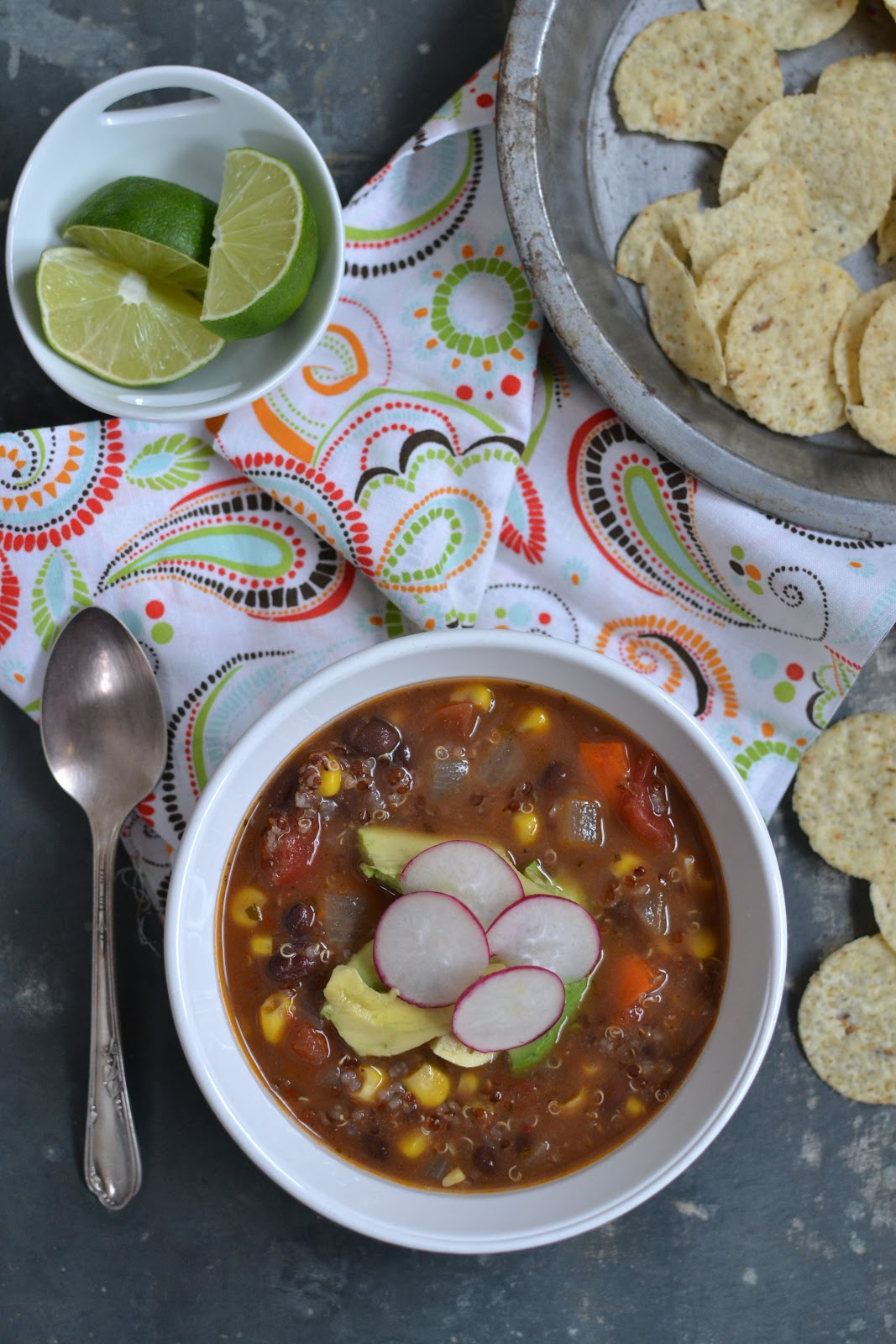Our Neck of the Woods Black Bean & Quinoa Soup