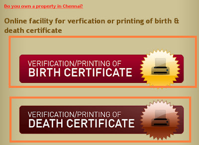 Chennai Corporation Change Name Birth Certificate