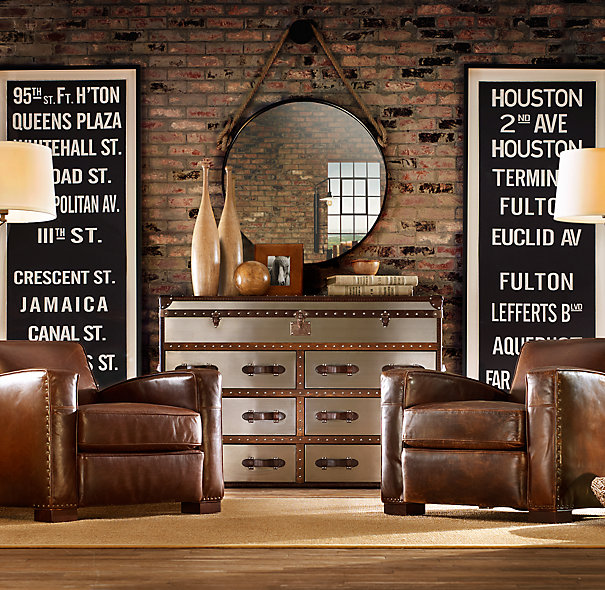 Cup Half Full Restoration Hardware Iron And Rope Mirror