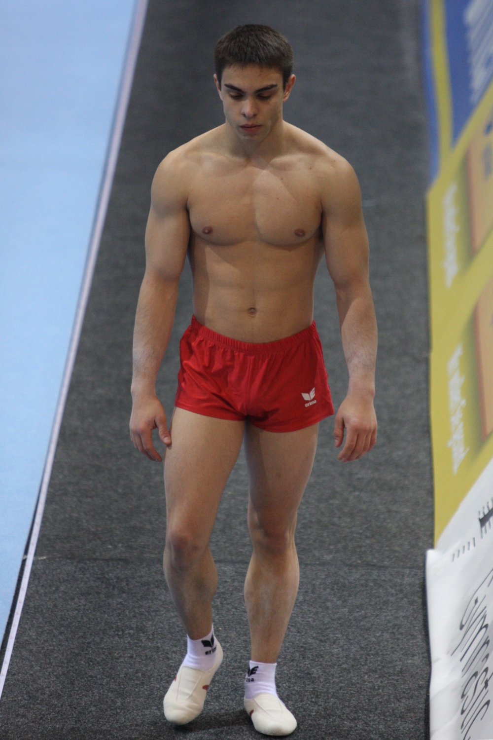 Asian sporty guy naked