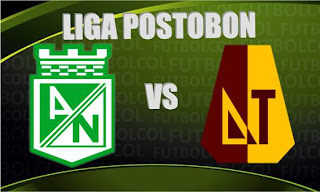 Resultado Nacional Vs Tolima (0-1) Liga Postobon