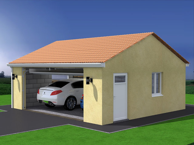 construction maçonnerie garage double