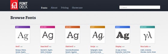 Fontdeck