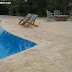 Pool Deck with Seating Area Design
