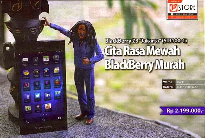 Review BlackBerry Z3 Tabloid Pulsa edisi Cetak
