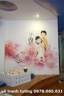vẽ tranh tường quán cafe vẽ tranh tường quán cafe teen
