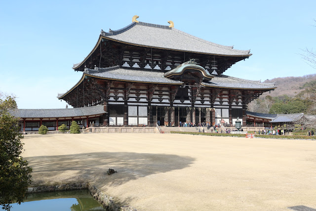 Todai-ji Temple is recognized as a World Cultural Heritage Site at Nara Park in Japan Todai-ji Temple is recognized as a World Cultural Heritage Site at Nara Park in Japan