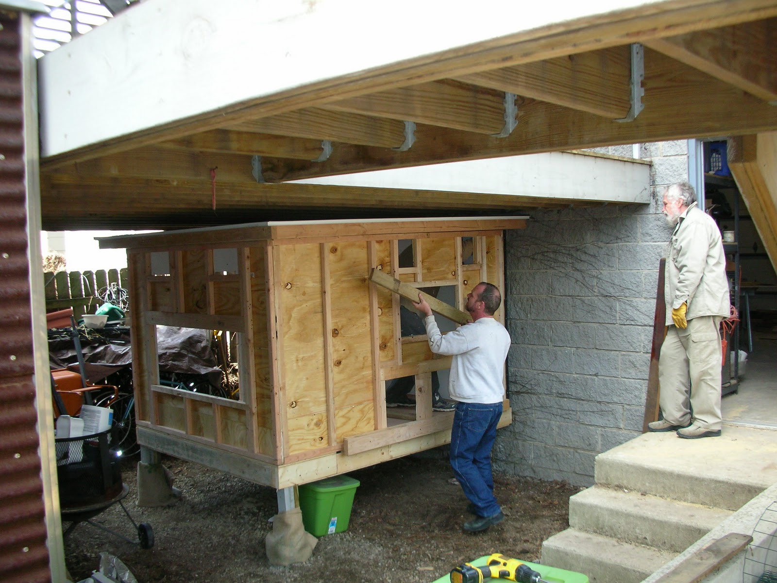 Green Roof Growers Little Green Girl's Trip to the Chicken Coop