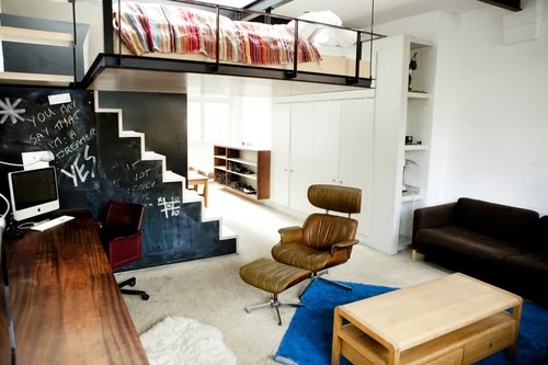10-1st-Floor-Studio-Mews-Apartment-Camden-London-UK-Skylight-Roof-Terrace-Garden