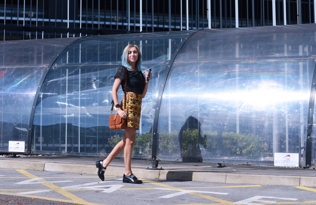 A Line Skirt from River Island on Rock On Holly Blog