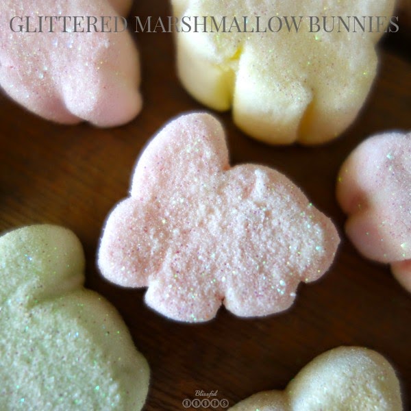 DIY Glittered Marshmallow Bunnies from Blissful Roots DIY Glittered Marshmallow Bunnies from Blissful Roots