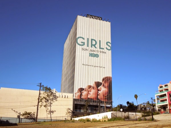 Giant Girls season 4 billboard Sunset Strip Giant Girls season 4 billboard