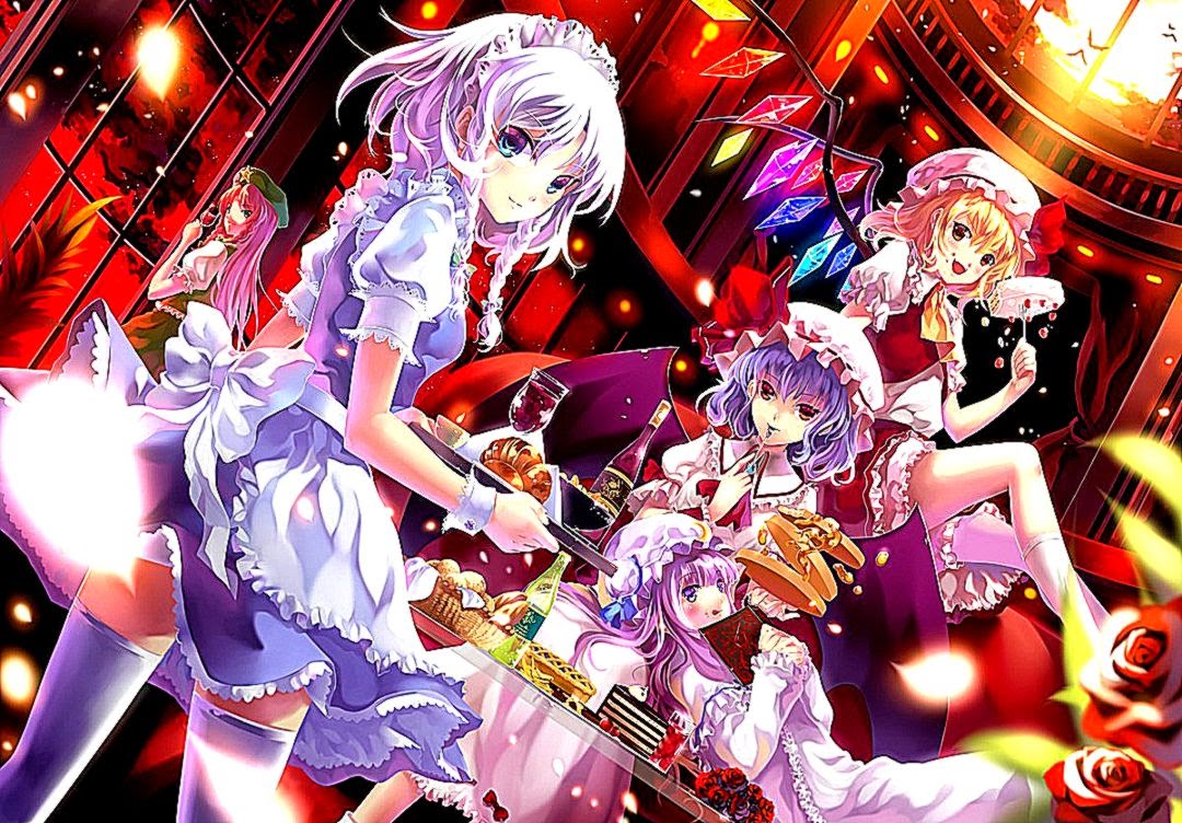 Video Games Touhou Food Izayoi Sakuya Flandre Scarlet Hong Meiling Video Games Touhou Food Izayoi Sakuya Flandre Scarlet Hong Meiling