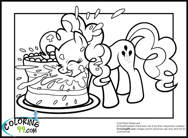 Pinkie Pie Coloring Pages