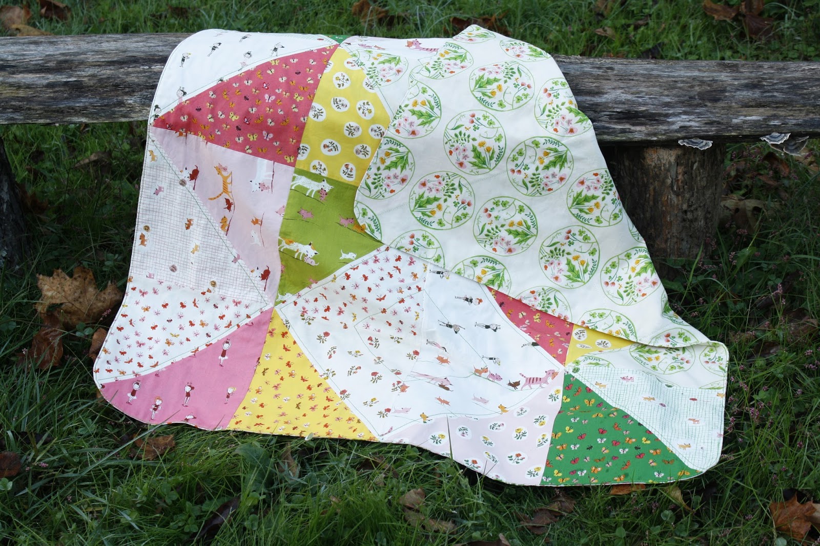 Why Not Sew? Bloom & Bliss Receiving Blanket with Fat Quarter Shop