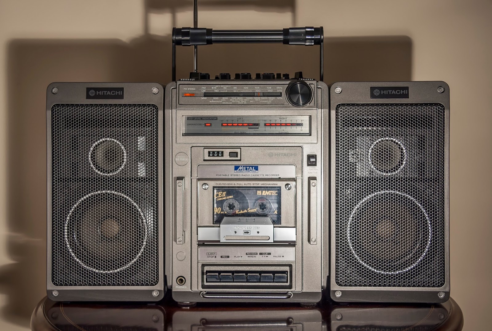 Golden Age Of Audio Hitachi TRK9140 E Vintage Ghettoblaster Boombox 1981