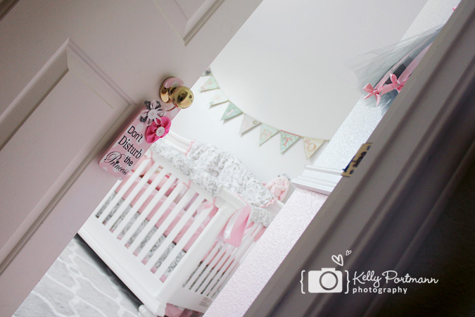LS1 Girl Nursery, Newborn Photography, Kelly Portmann Photography, Plano TX Newborn