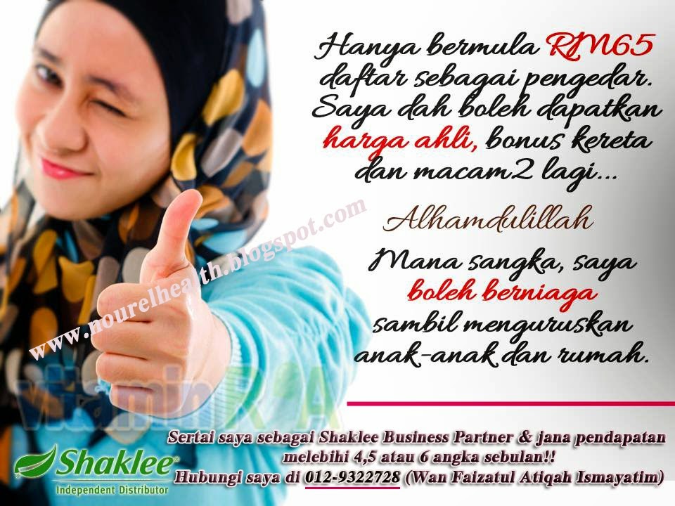 Cara Menjadi Ahli @ Pengedar Produk Shaklee