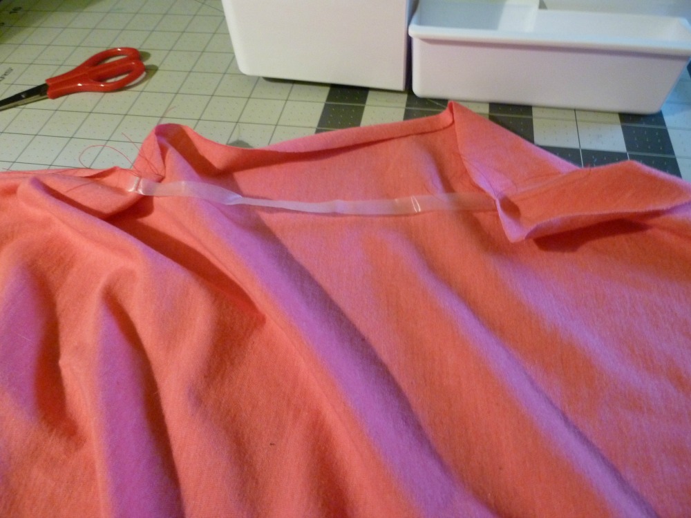 110 Creations Tutorial Adding Elastic to the Side Seam of a Maternity Tee