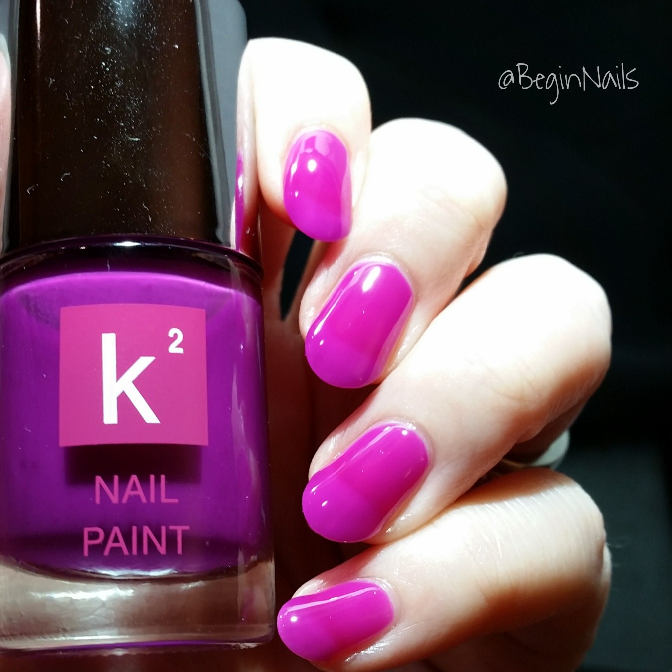 Let's Begin Nails K2 Nail Paint Swatch and Review