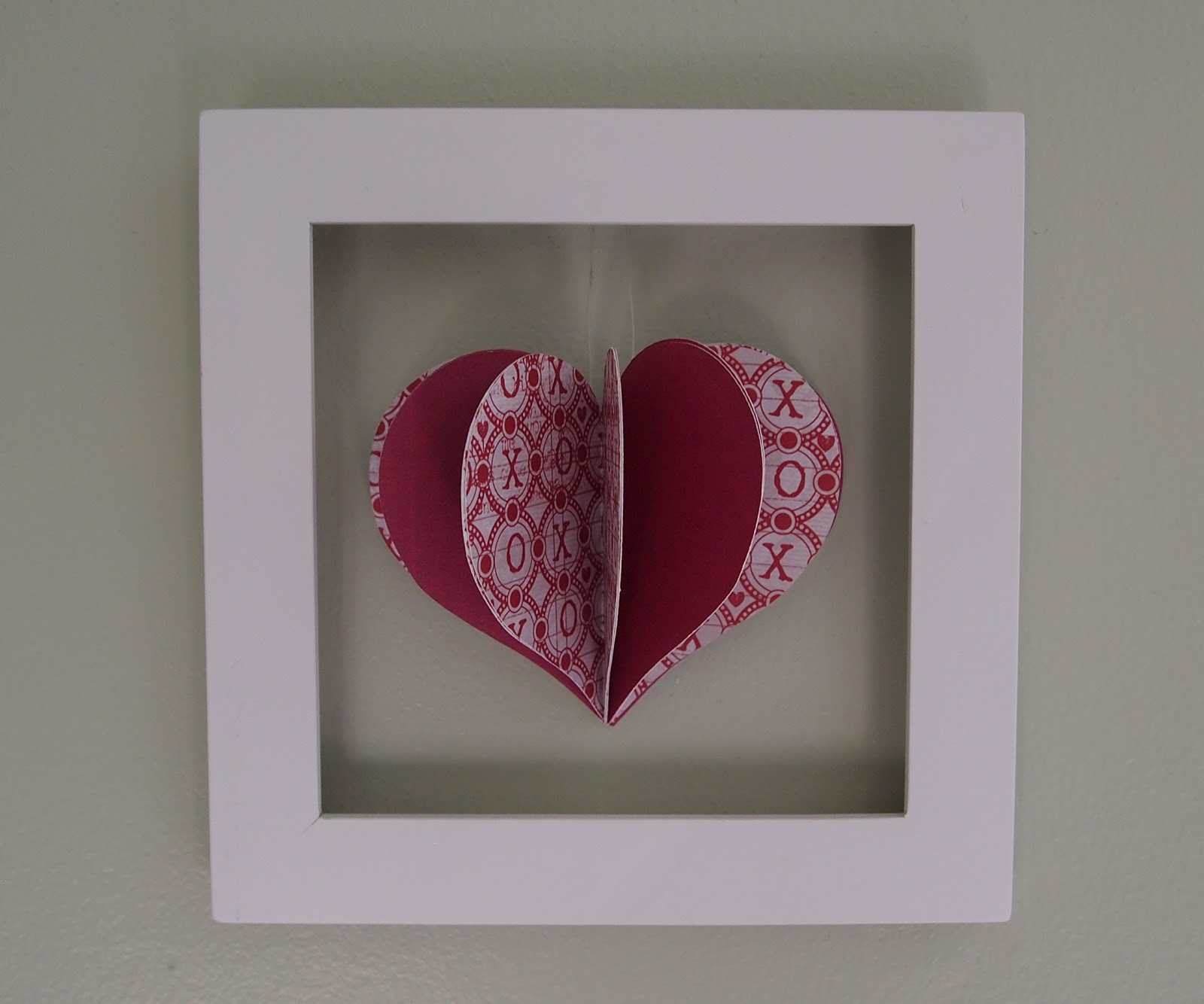 Craft Room Confidential {Framed} Heart Art