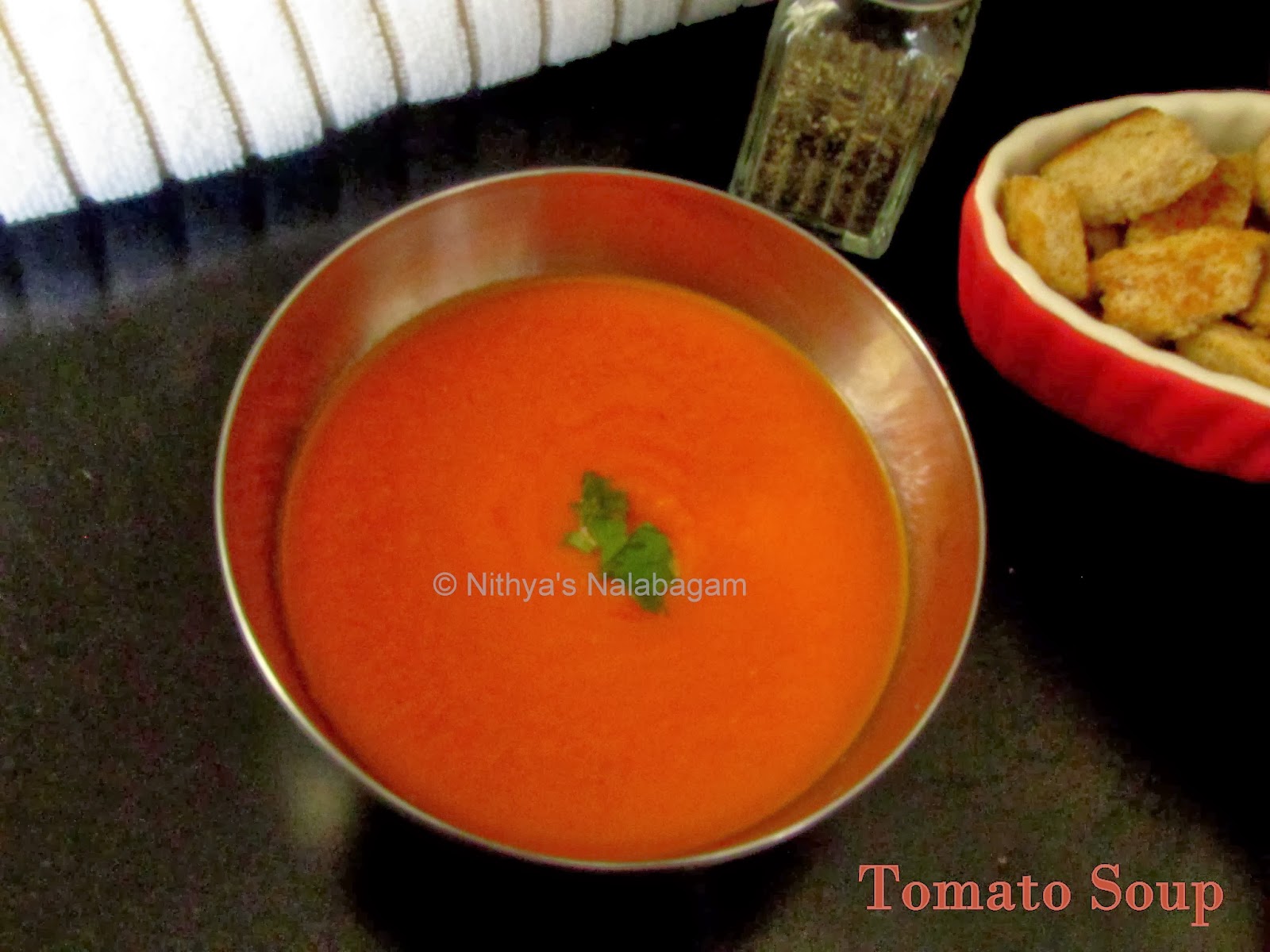 Tomato Soup Indian Style Nithya's Nalabagam
