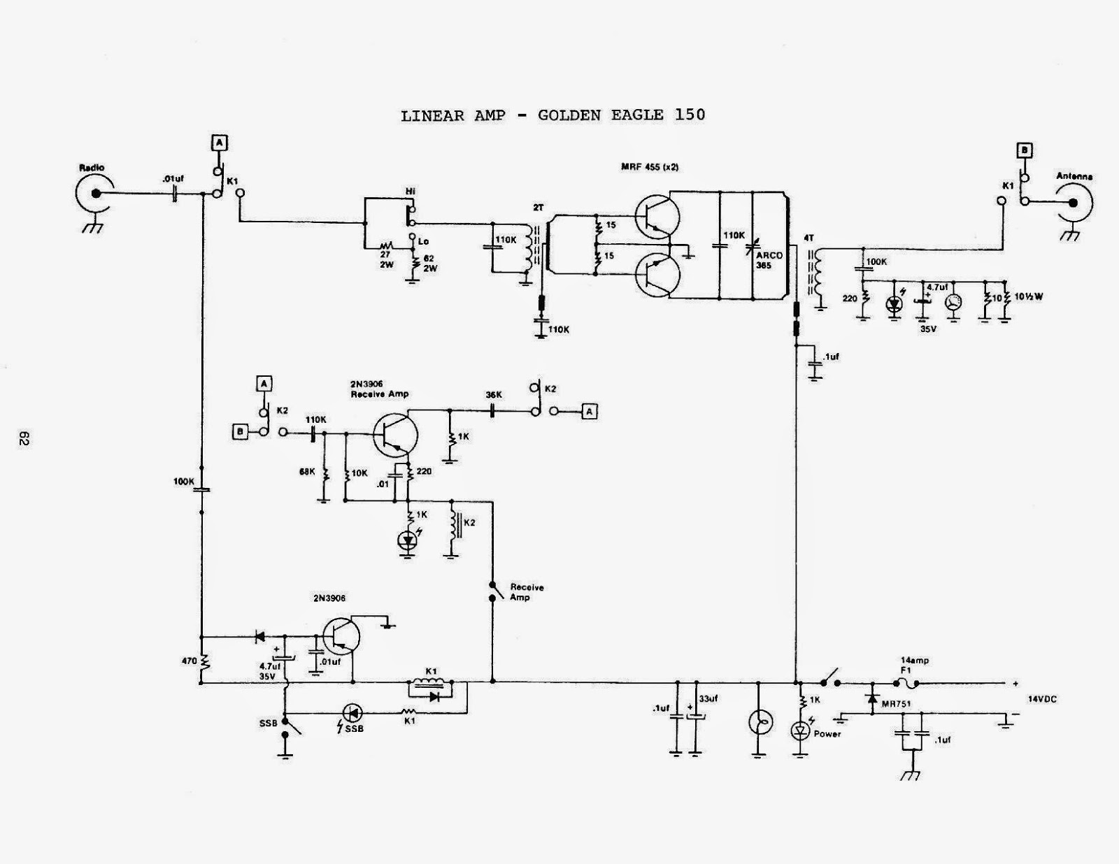 Cb Linear Amplifier Schematics