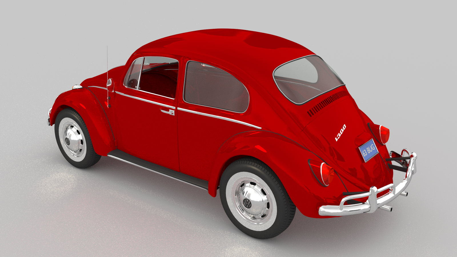 The Tinkers Workshop Blender 3d 1963 Vw Beetle Is Nearing