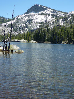 Crag Lake and Crag Peak, Desolation Wilderness, California Crag Lake with Crag Peak, seen on a TYT hike in May 2013