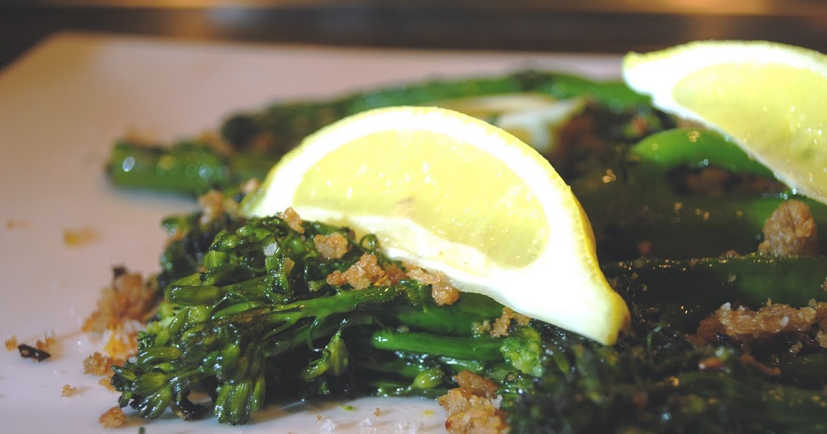 Recipe Doodle BROCCOLINI WITH CRISPY LEMON CRUMBS