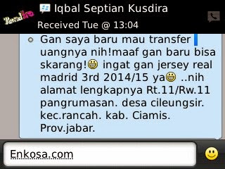 Alamat lengkap Mely jual online baju bola rteal madrid kualitas grade ori made in thailand