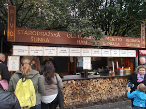 Local Czech cuisine at "Old Town Square" in Prague.