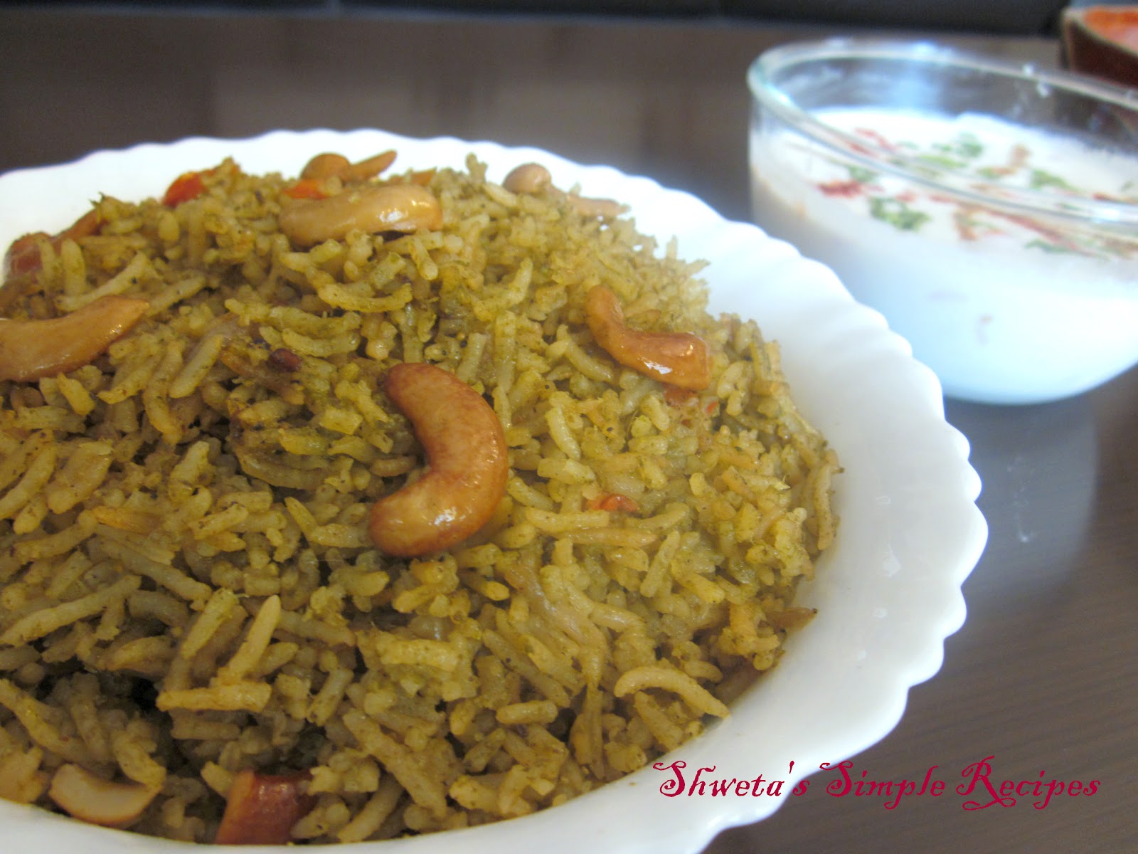 palak pulao