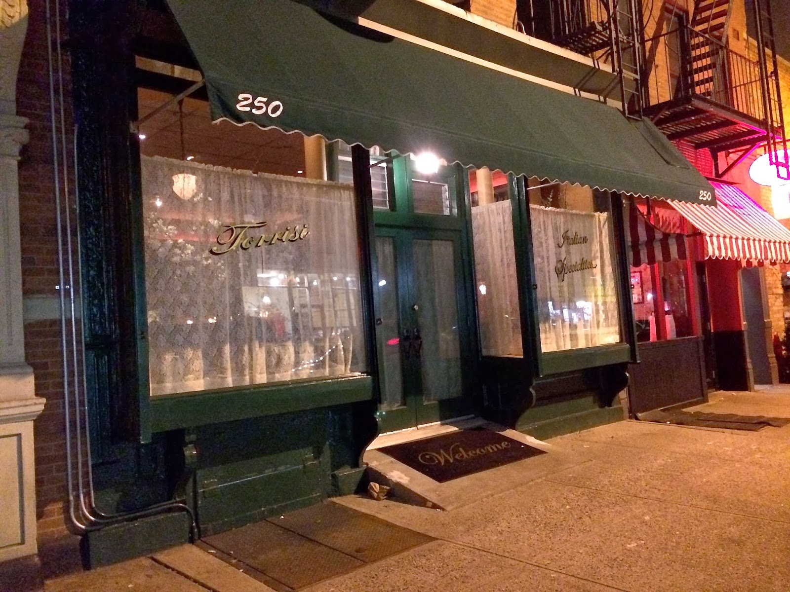 What James Had For Dinner Torrisi Italian Specialties, New York