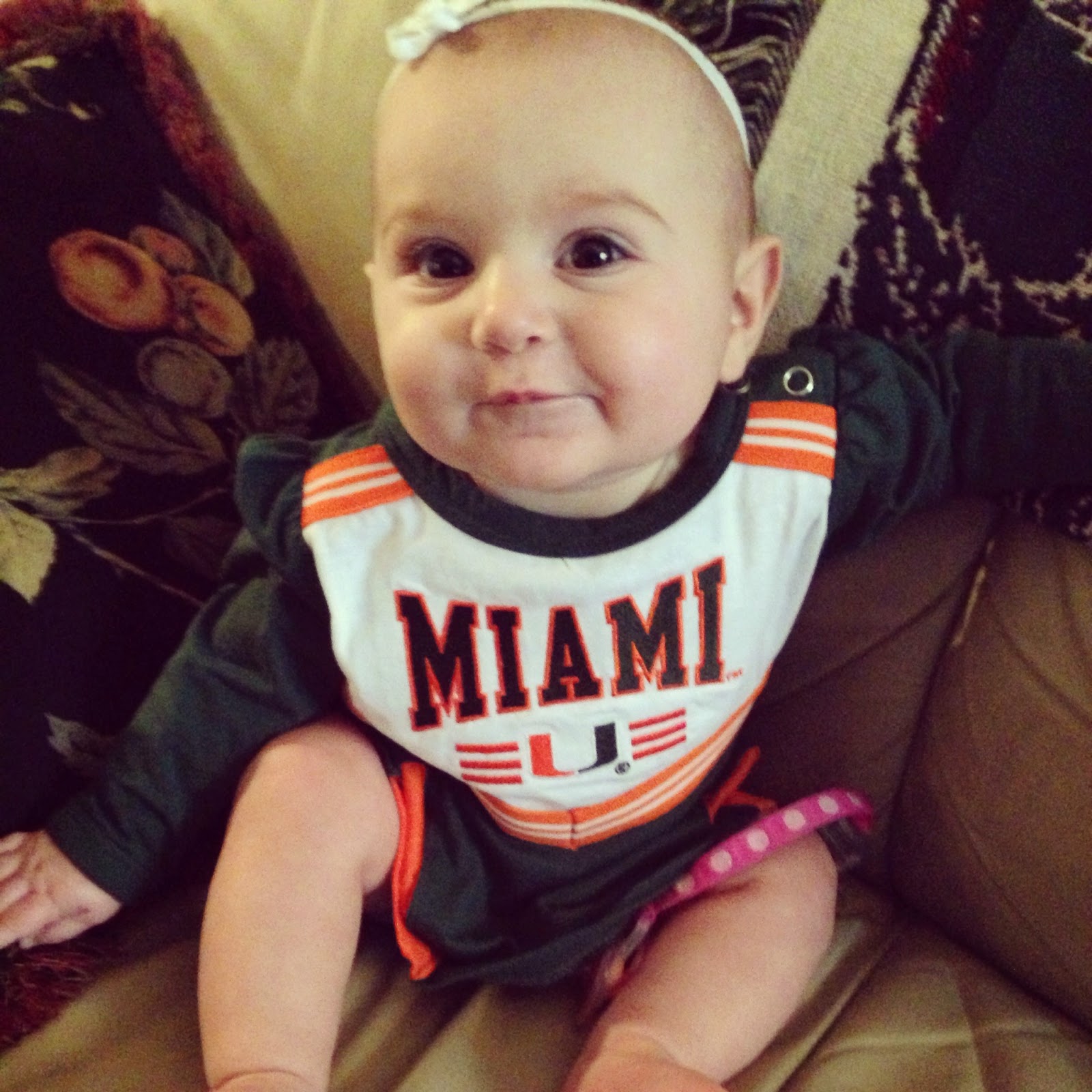 Miami Hurricanes baby fan
