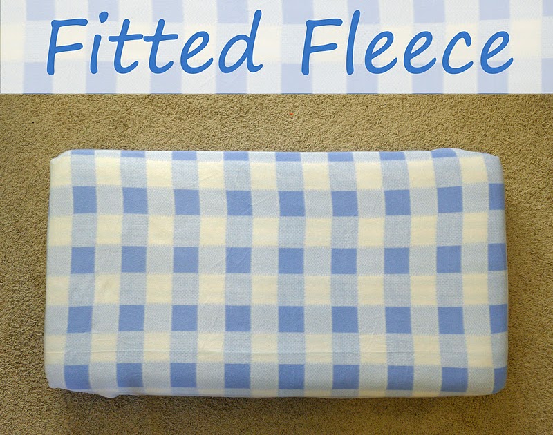fleece fitted crib sheet