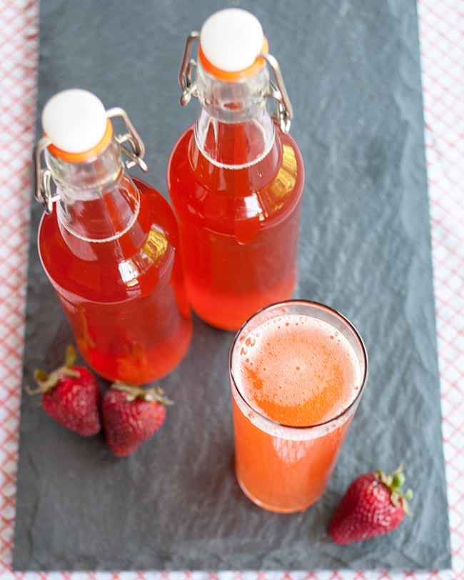 Emma E. Christensen Summer Homebrew Recipe Strawberry Kombucha