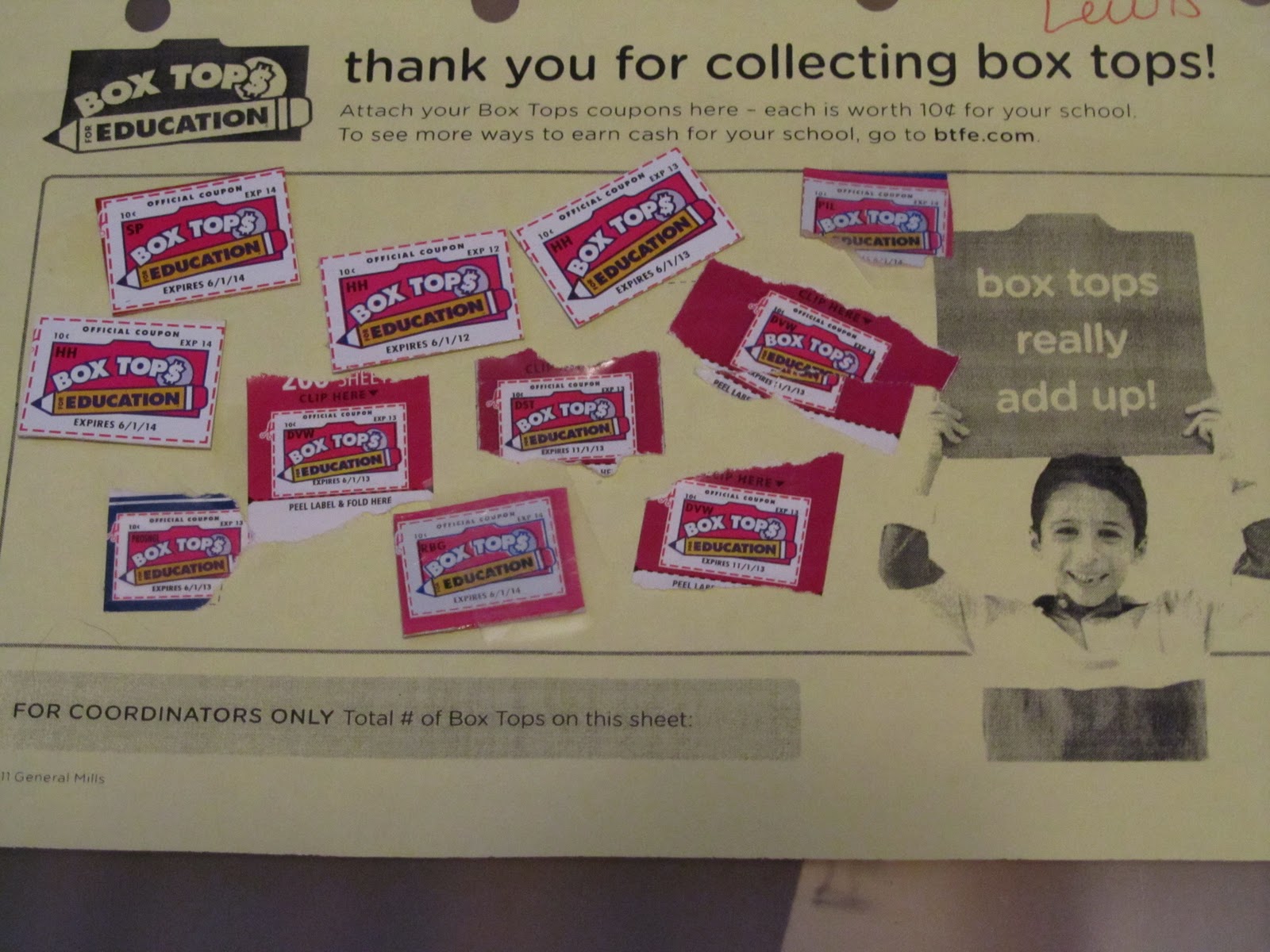 eVeRy DaY iN 2nD gRaDe Box Tops for Education. They are surrounded by