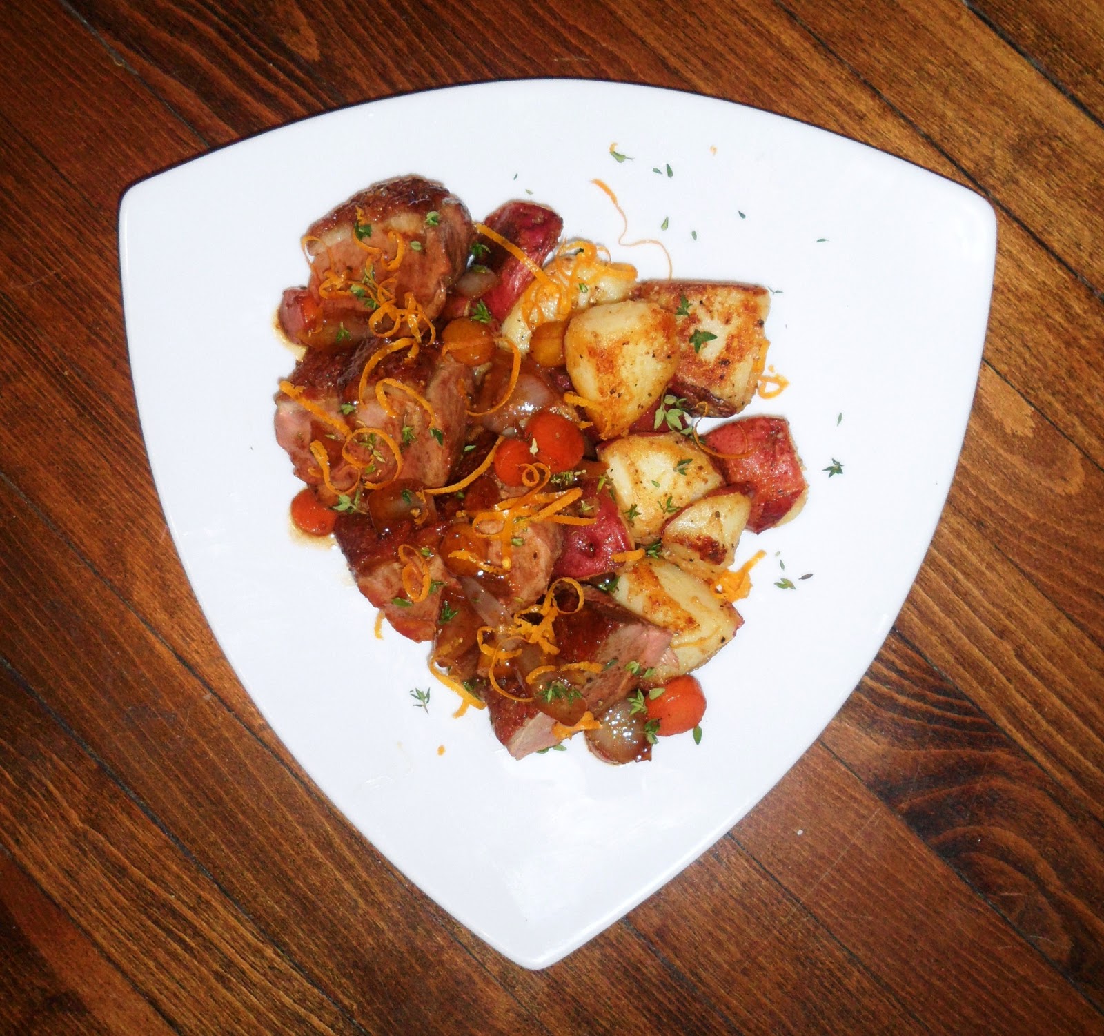 Food By Bram Duck Breast with Marsala Sauce and Sautéed Potatoes