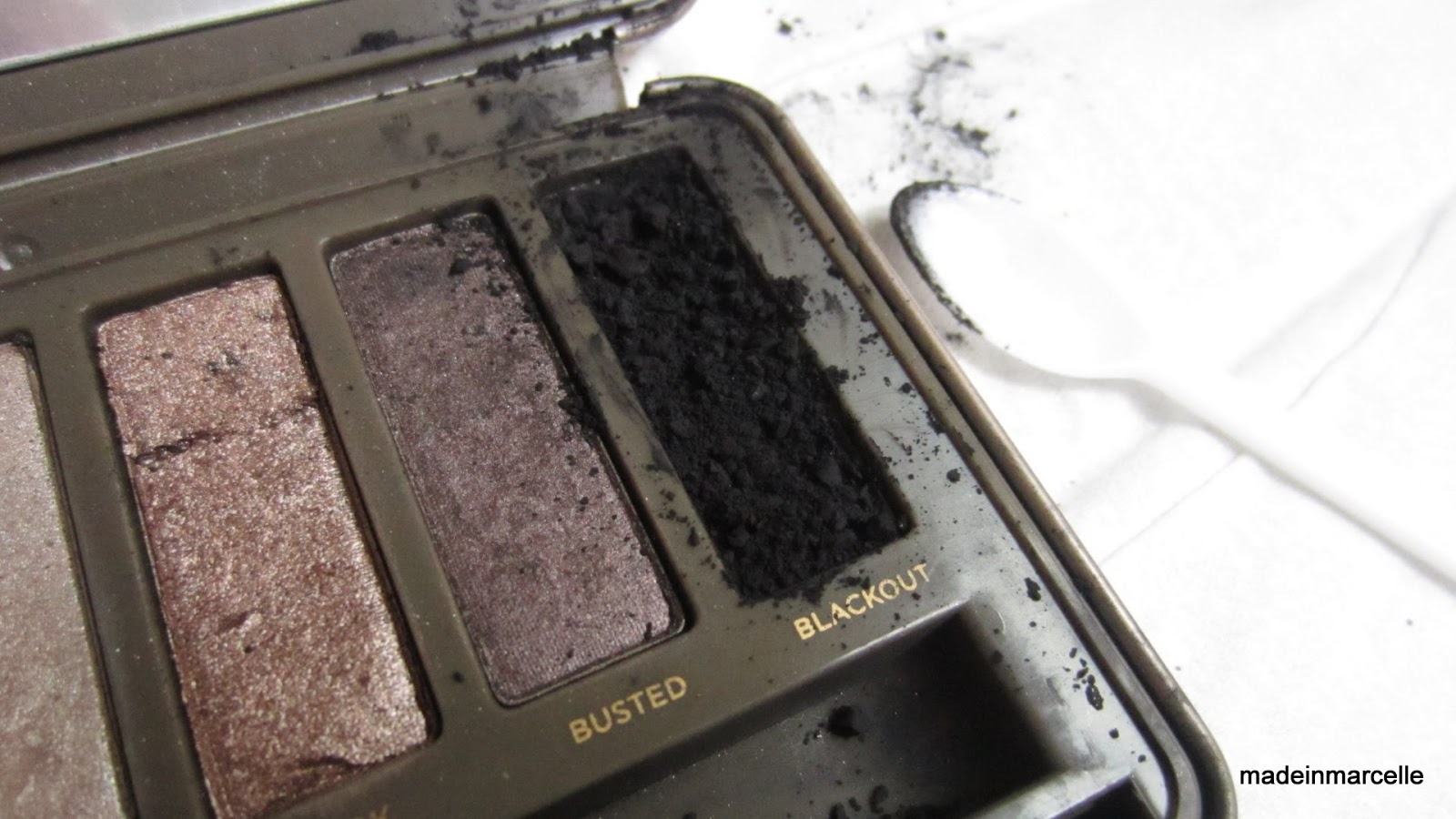[HOW TO] by C Easy steps to fix your broken eyeshadows Naked 2 palette Made in Marcelle