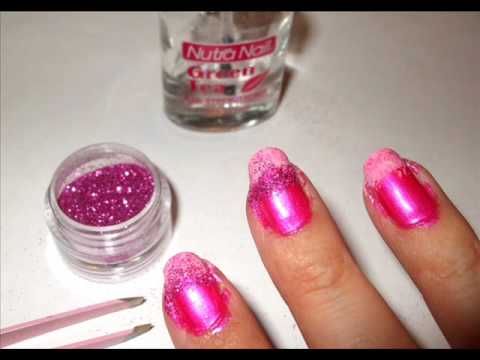 acrylic nails nail color and top