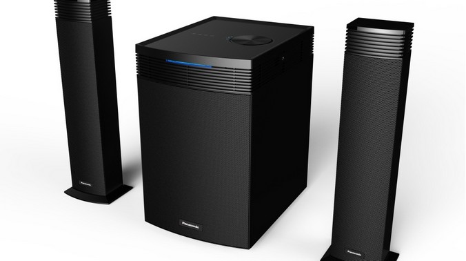 panasonic wooden speakers