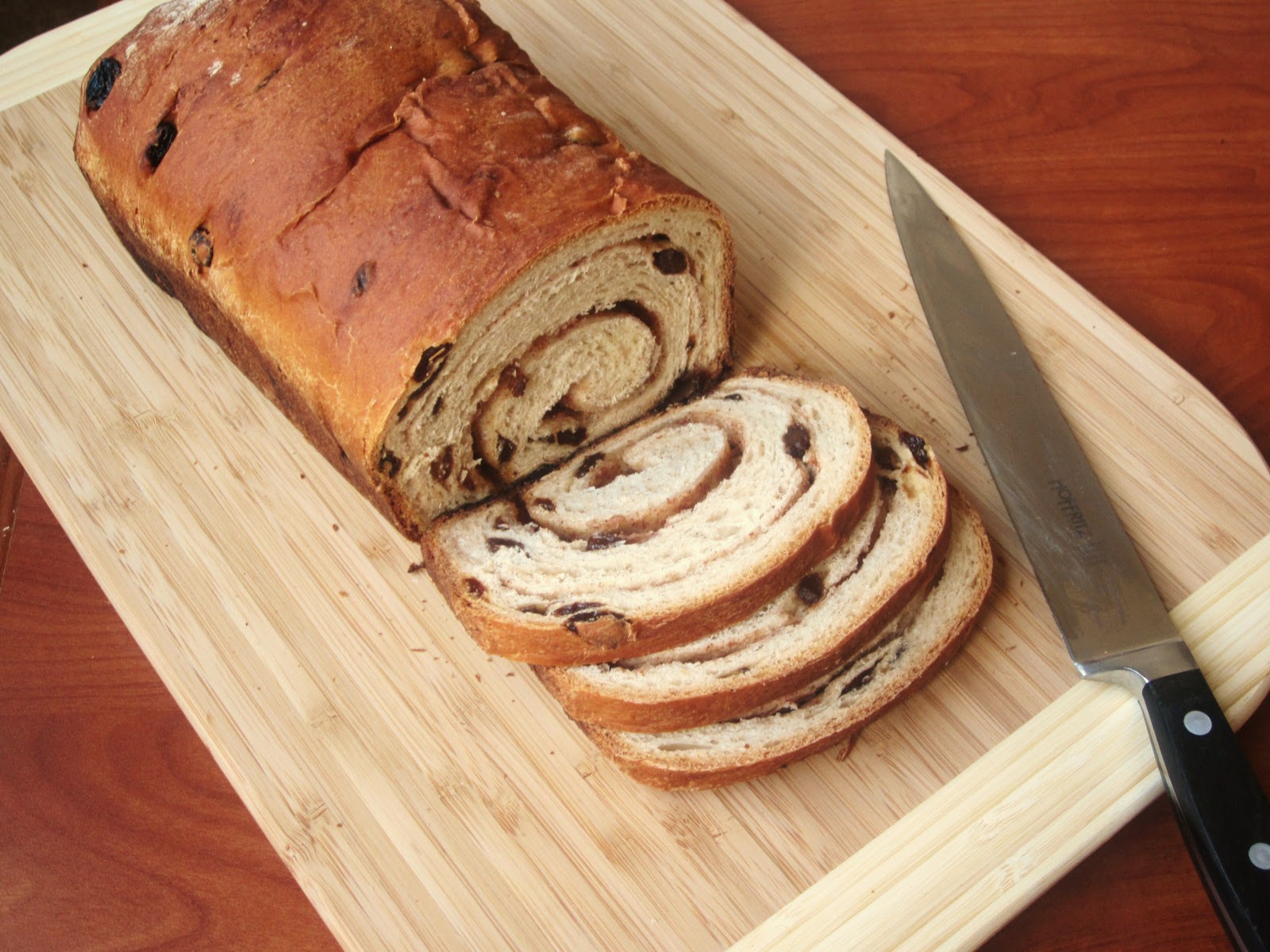 A Sue Chef Cinnamon Raisin Swirl Bread